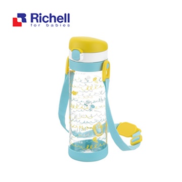 【Richell 利其爾】第四代LC 450ml 直飲式冷水壺【附背帶】- 棒棒糖