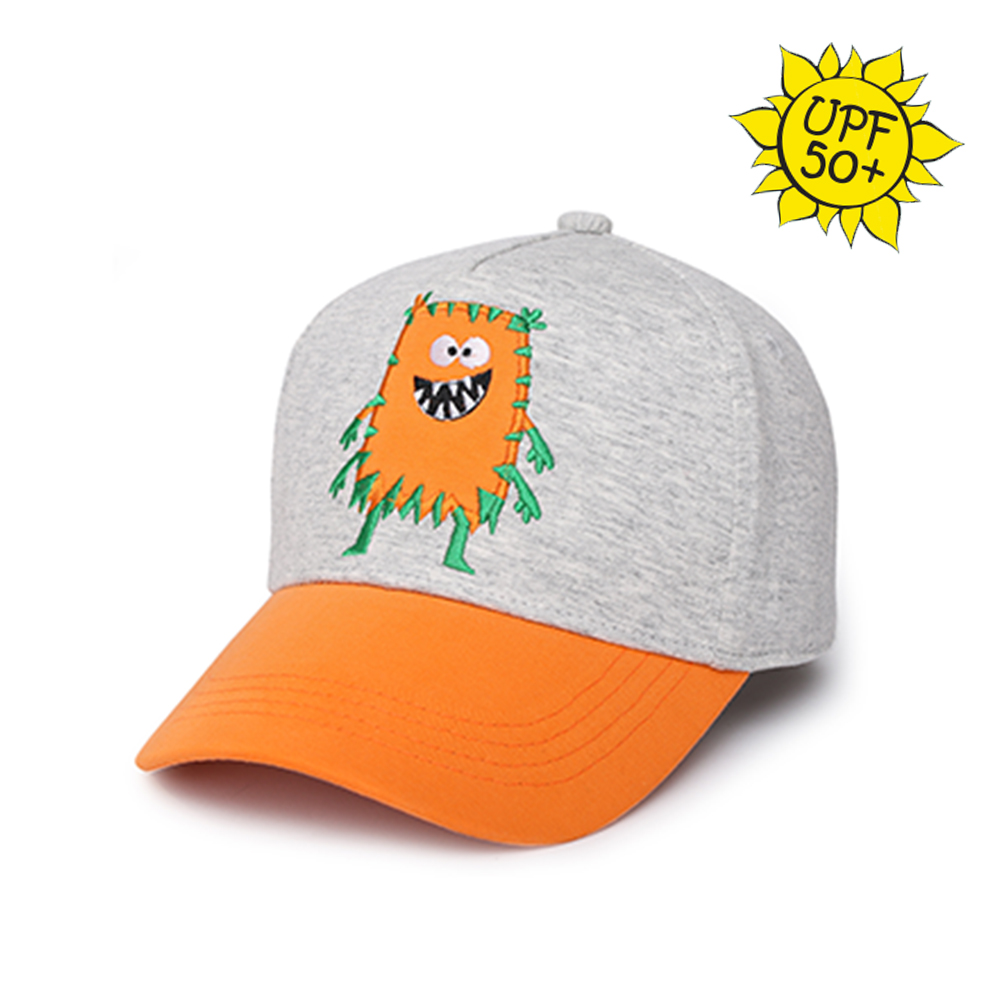 Flapjack 防曬透氣棒球帽--怪獸橘