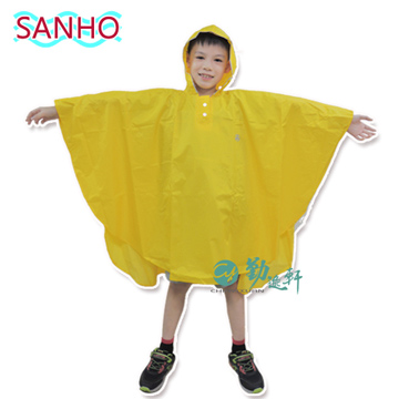 【三和牌】兒童可愛熊風雨衣/黃色( M-110~125cm)
