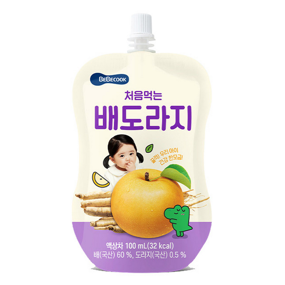 韓國 Bebecook 寶膳 嬰幼兒雪梨桔梗汁(100ml)
