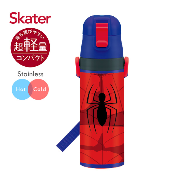 Skater不鏽鋼直飲保溫水壺(470ml)蜘蛛人