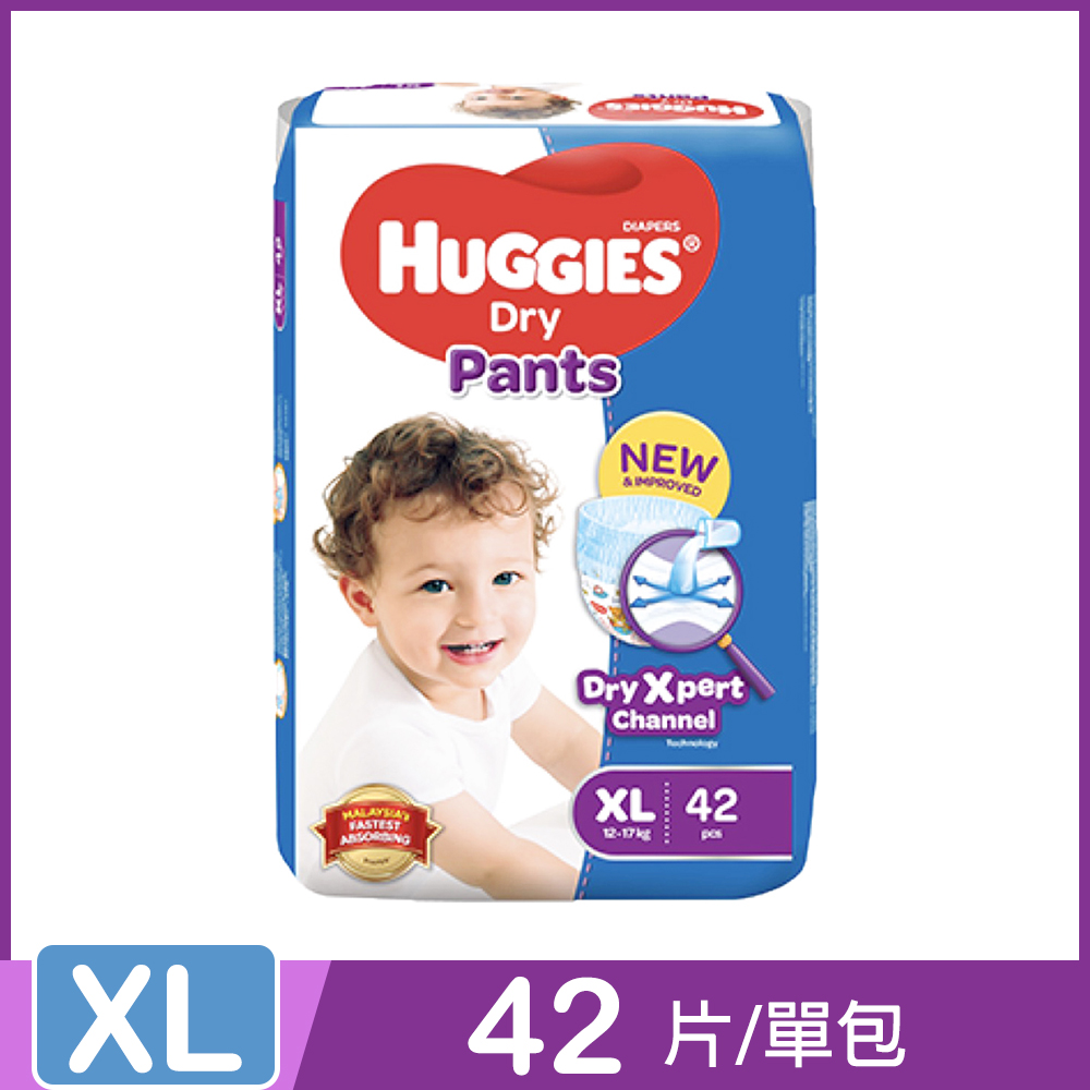 【好奇Huggies】國際版耀金級紙尿褲褲型 單包購 XL