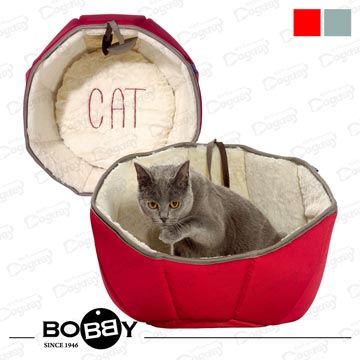 法國貓床《BOBBY》喵星人溫柔窩 特殊半球型睡窩 絨棉舒適