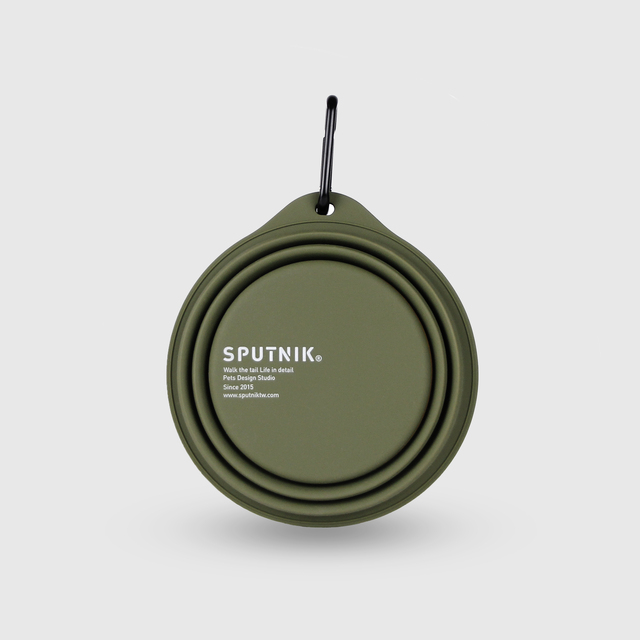 斯普尼克SPUTNIK-寵物摺疊碗 Collapsible Bowl - 綠
