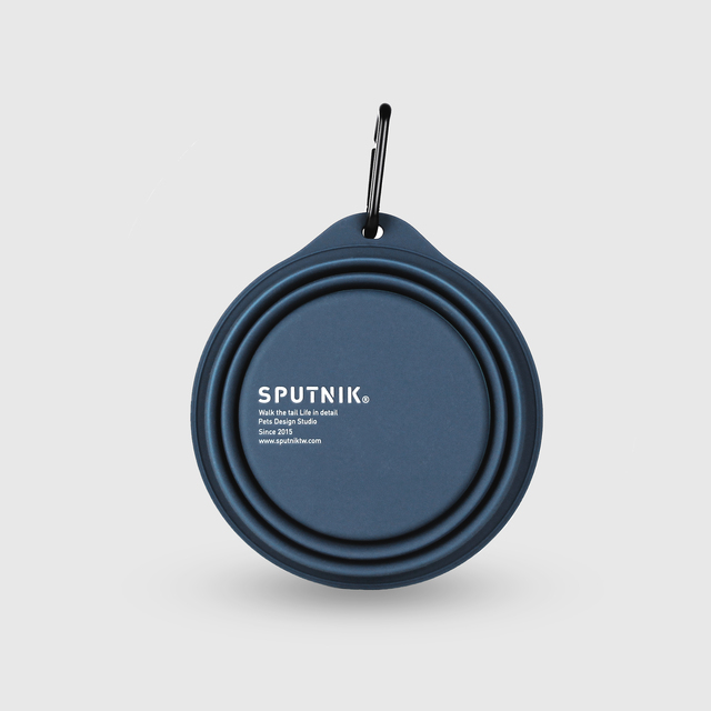 斯普尼克SPUTNIK-寵物摺疊碗 Collapsible Bowl - 藍