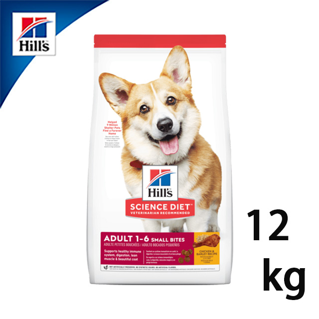 【希爾思Hills】成犬優質健康 雞肉+米 (小顆粒)12kg