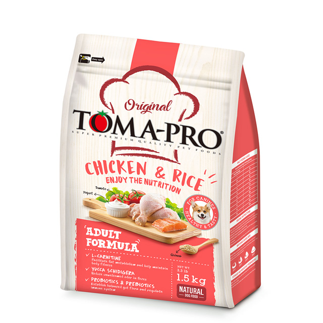 【TOMA-PRO 優格】成犬高適口性雞肉+米飼料 / 乾糧-3公斤
