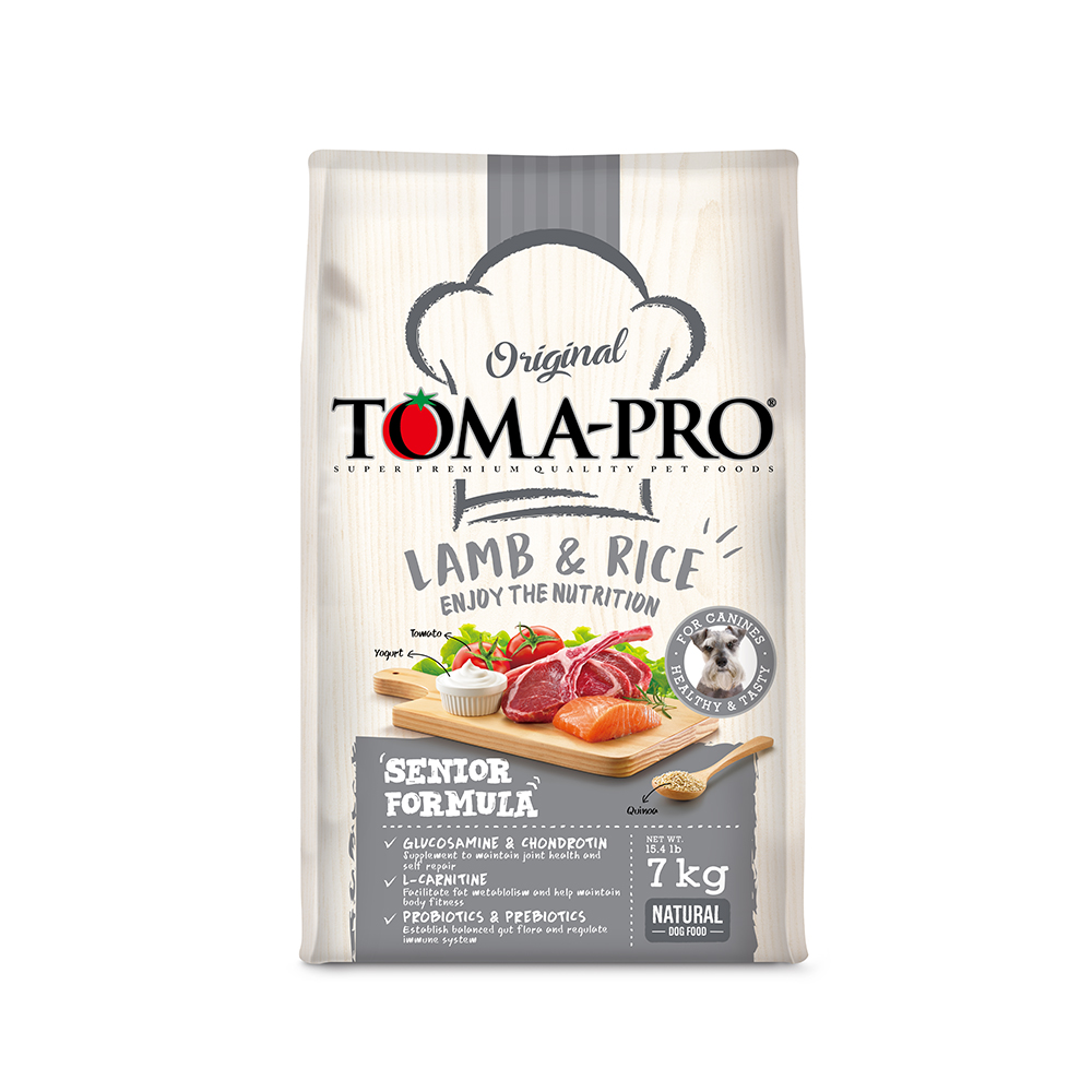 【TOMA-PRO 優格】高齡犬高纖低脂羊肉配方飼料 / 乾糧-7公斤
