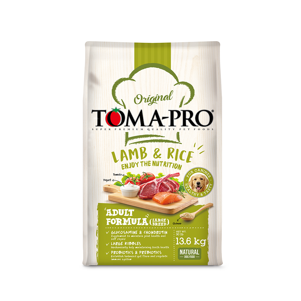 【TOMA-PRO 優格】成犬骨關節強化羊肉+米大顆粒飼料 / 乾糧-13.6公斤