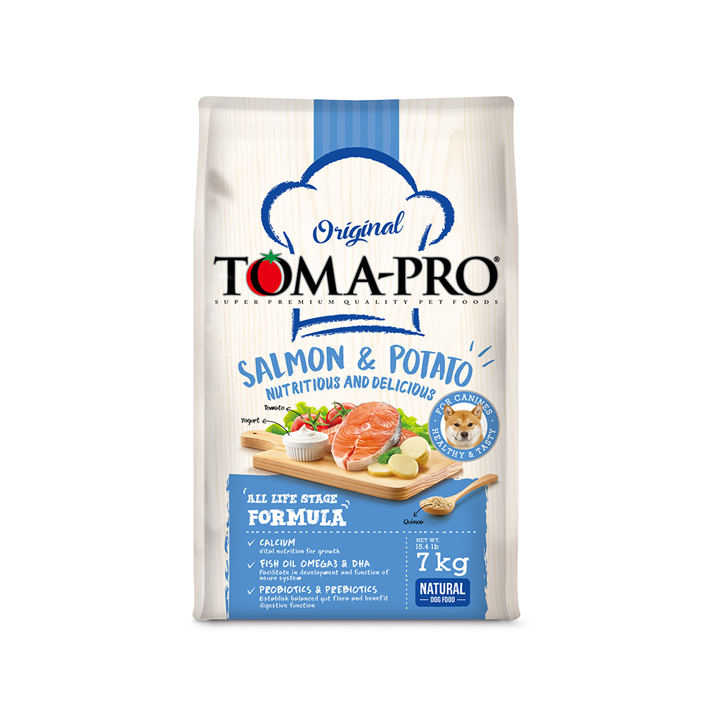 【TOMA-PRO 優格】成幼犬敏感膚質鮭魚馬鈴薯飼料 / 乾糧-7公斤