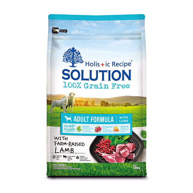 【耐吉斯SOLUTION】超級無穀系列 成犬羊肉小顆粒配方1.5kg