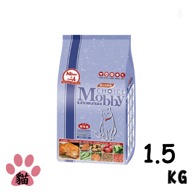 【Mobby莫比】挑嘴貓-雞肉+米1.5kg