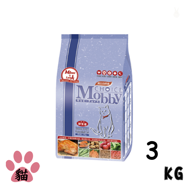 【Mobby莫比】挑嘴貓-雞肉+米3kg