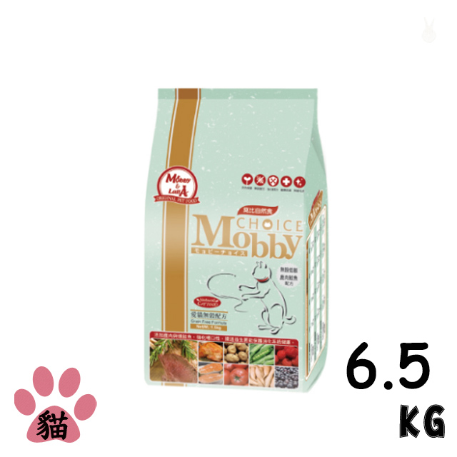 【Mobby莫比】愛貓無穀配方鹿肉鮭魚6.5kg