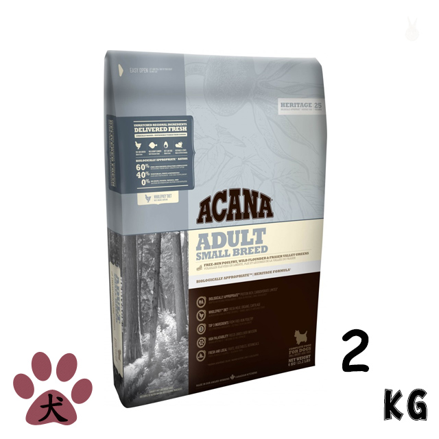 【愛肯拿】無穀挑嘴小型成犬-放養雞肉&新鮮蔬果2kg
