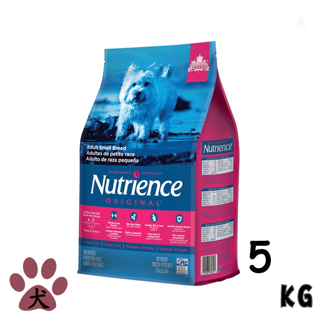 【Nutrience紐崔斯】田園糧低敏配方-小型成犬5kg(雞肉+糙米)