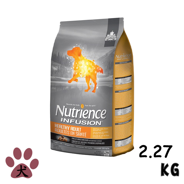 【Nutrience紐崔斯】INFUSION天然成犬-雞肉2.27KG