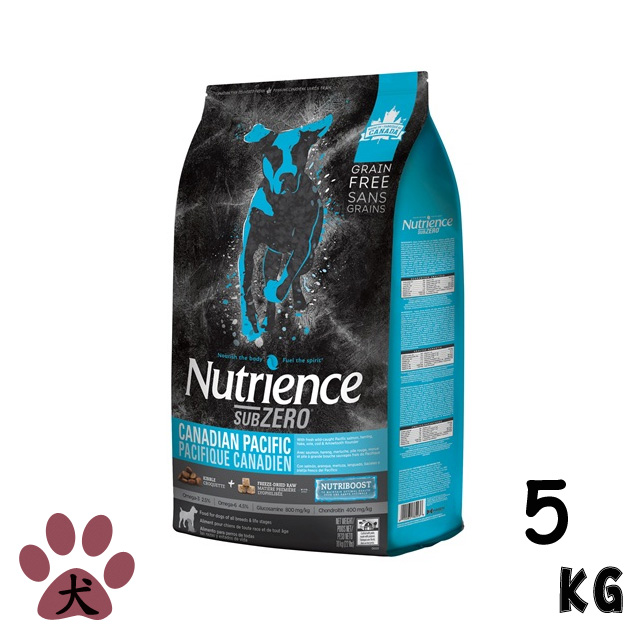 【Nutrience紐崔斯】SUBZERO頂級無穀犬+凍乾-七種魚5kg