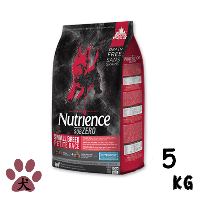 【Nutrience紐崔斯】SUBZERO頂極小型犬飼料+凍乾牛肉+羊肉+豬5kg