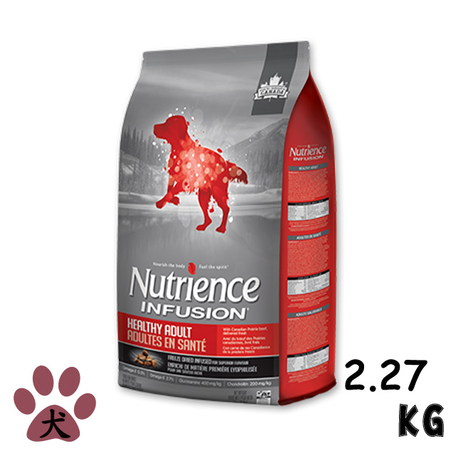 【Nutrience紐崔斯】Infusion天然成犬-牛肉+豬肉2.27kg