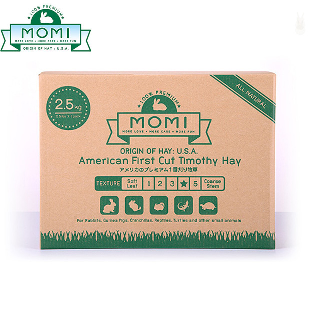 【MOMI摩米】美國特級第一割提摩西草2.5公斤