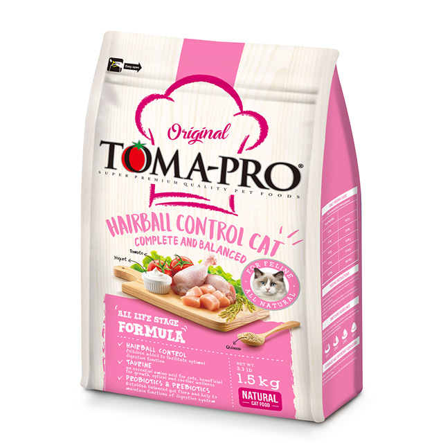 【TOMA-PRO 優格】成幼貓化毛高纖雞肉+米飼料 / 乾糧-3公斤