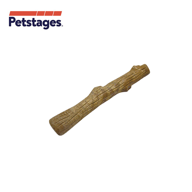 《美國 Petstages》犬用啃咬天然木頭香 216 耐咬史迪克-XS（迷你犬）