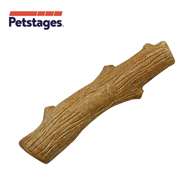 《美國 Petstages》犬用啃咬天然木頭香 219 耐咬史迪克-L（大型犬）