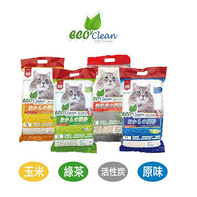 Eco Clean 艾可 天然環保 豆腐貓砂 7L X 1包