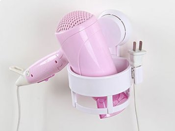 創意小商品, 強力吸盤吹風機架/超強吸盤(不易脫落)