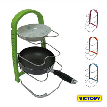 【VICTORY】鍋具碗盤收納整理架(2入)