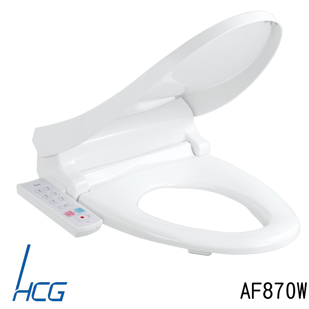 【HCG】暖烘型免治沖洗馬桶座AF870W適用所有圓形馬桶