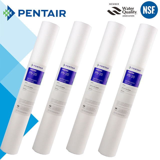 怡康 PENTAIR 20吋標準小胖5微米PP棉濾芯(4支組)