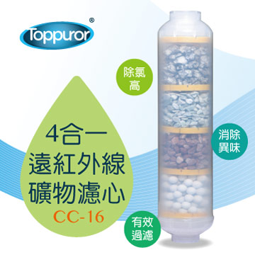 泰浦樂 Toppuror4合1陶瓷礦物能量濾心