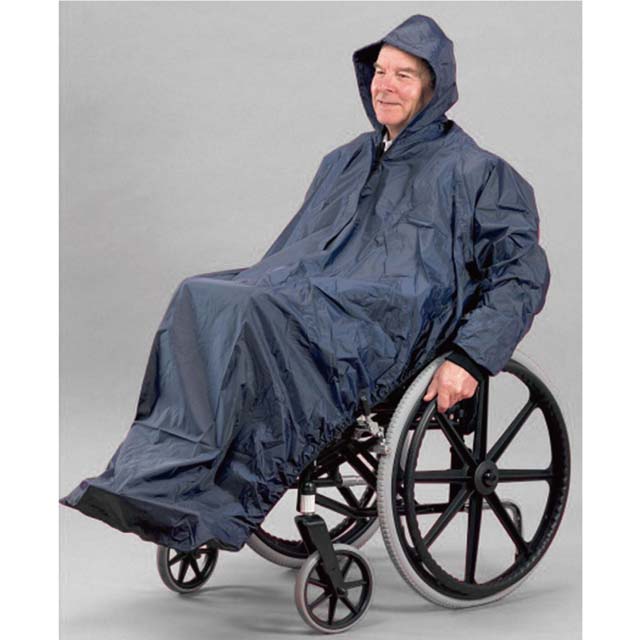 【感恩使者】輪 椅用雨衣 ZHCN1732 - 有袖設計 -自己坐輪 椅外出很方便 (銀髮族、行動不便者使用)