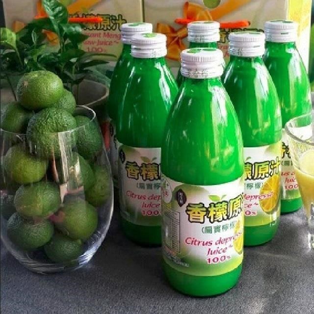 【台灣香檬 守佳健康】4瓶香檬原汁 100%台灣香檬原汁(300ml/瓶)