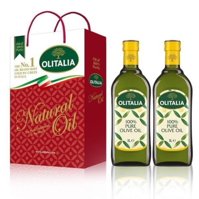 Olitalia奧利塔純橄欖油禮盒組1000mlx2