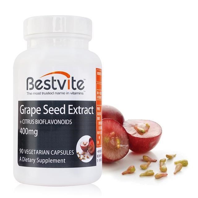 【美國BestVite】必賜力葡萄籽精華膠囊1瓶 (90顆)