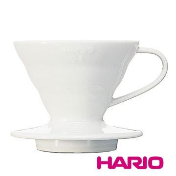 【HARIO】V60白色01磁石濾杯1~2杯 VDC-01W