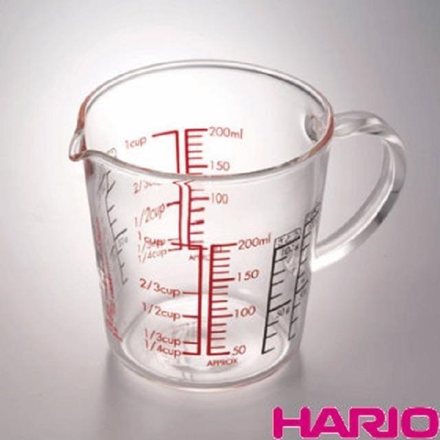【HARIO】玻璃手把量杯200 / CMJW-200