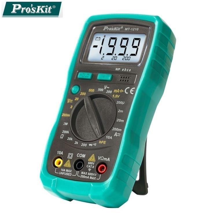 ProsKit寶工 3 1/2數位電錶 (附電池) MT-1210
