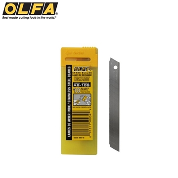 日本OLFA折斷式刀片AB-10S美工刀片不鏽鋼刀片