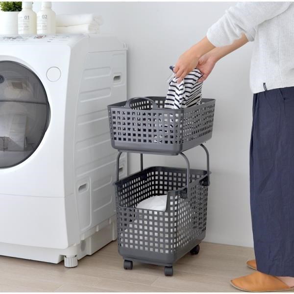 日本LIKE IT 北歐風可堆疊組合式收納洗衣籃(整組)