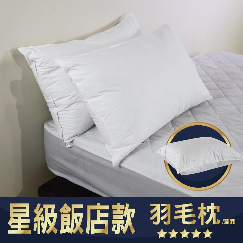 星級飯店款★天然羽毛枕/單顆