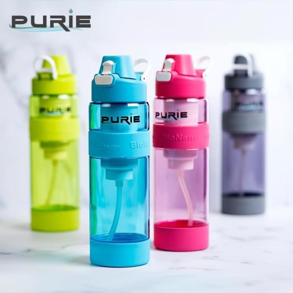 【Purie 普瑞】負離子能量過濾水瓶(奈米銀殺菌- 殺菌率99.9%)