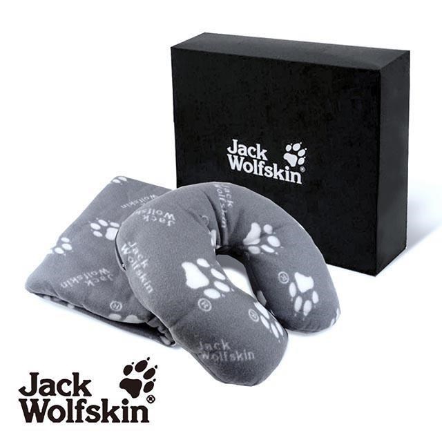 【Jack Wolfskin】機能智慧禮盒(收納毯90x150cm、顆粒護頸枕33x43cm)