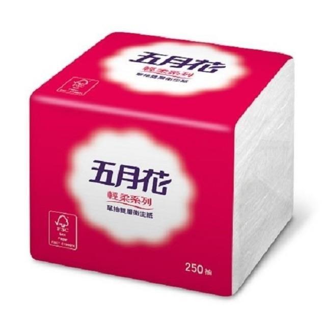 五月花 單抽式衛生紙(250張*48包/箱)