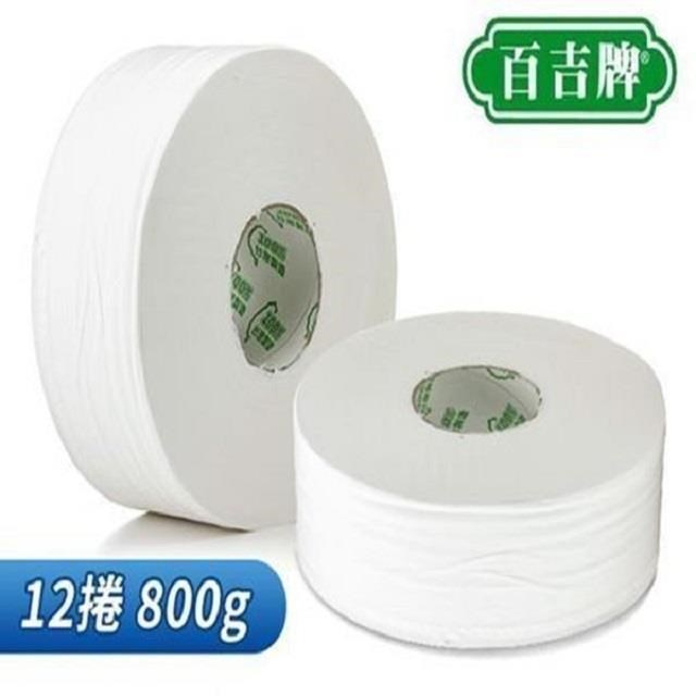 百吉牌大捲筒衛生紙800g*3捲*4串/箱