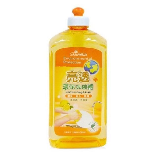 白雪 亮透環保洗碗精-拉拔罐1000ml*12入