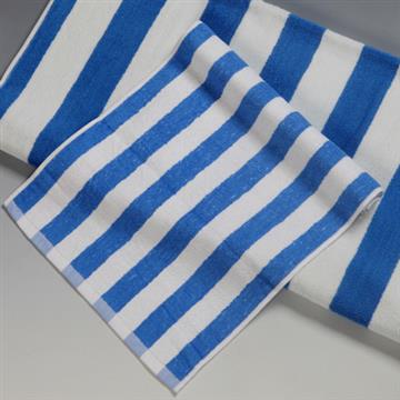 藍白紋地中海風飯店毛巾(單條入)